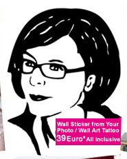 Wall Art Tattoo from Your Photo